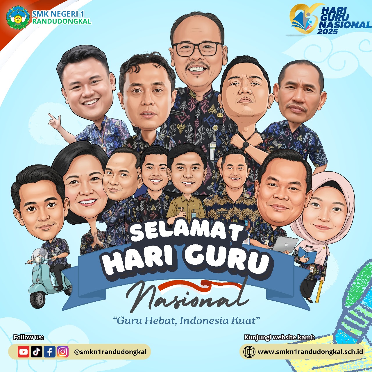 SMK Negeri 1 Randudongkal Memperingati Hari Guru Nasional Tahun 2025