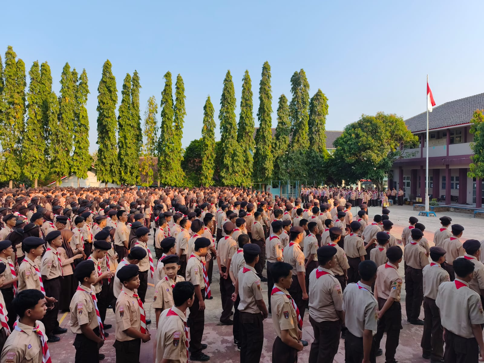 SMK Negeri 1 Randudongkal Gelar Upacara Peringatan Hari Pramuka ke-65